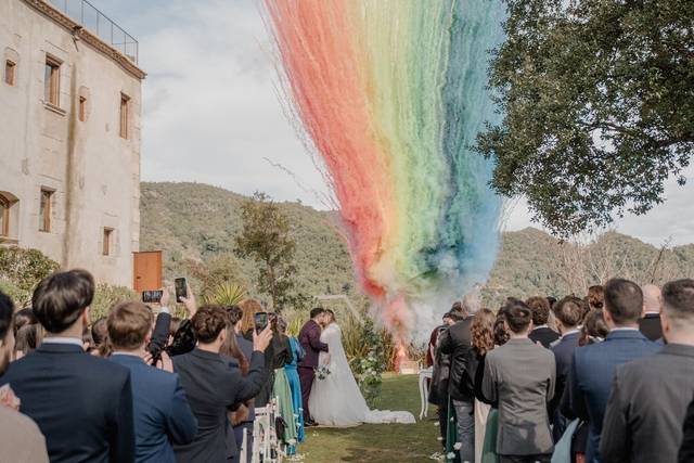 Humo de colores