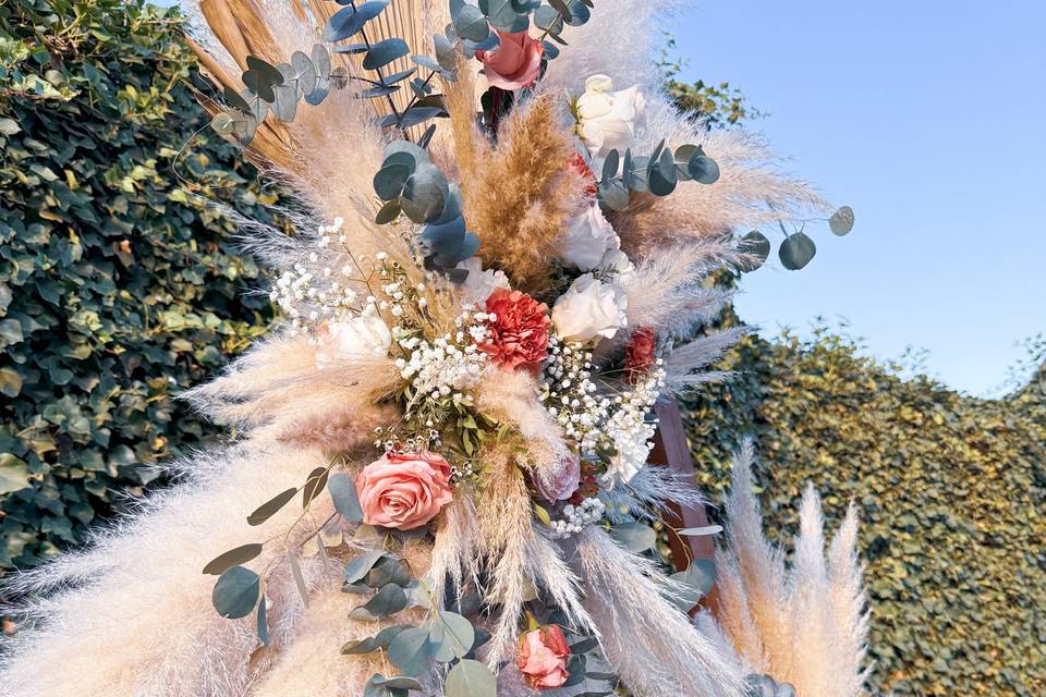 Flores arco floral