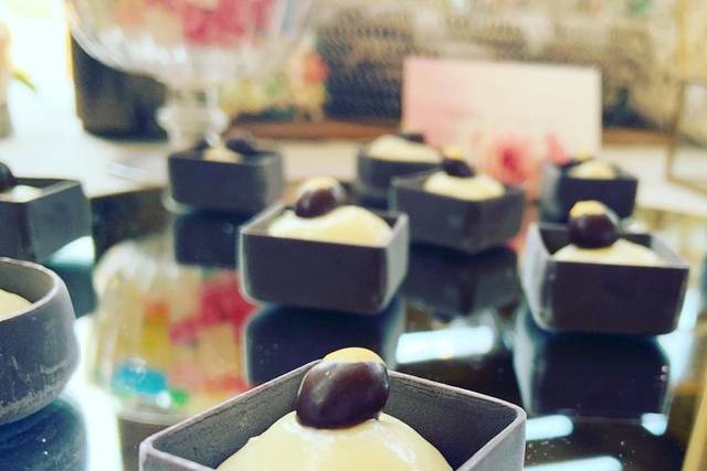 Tartaletas de doble chocolate