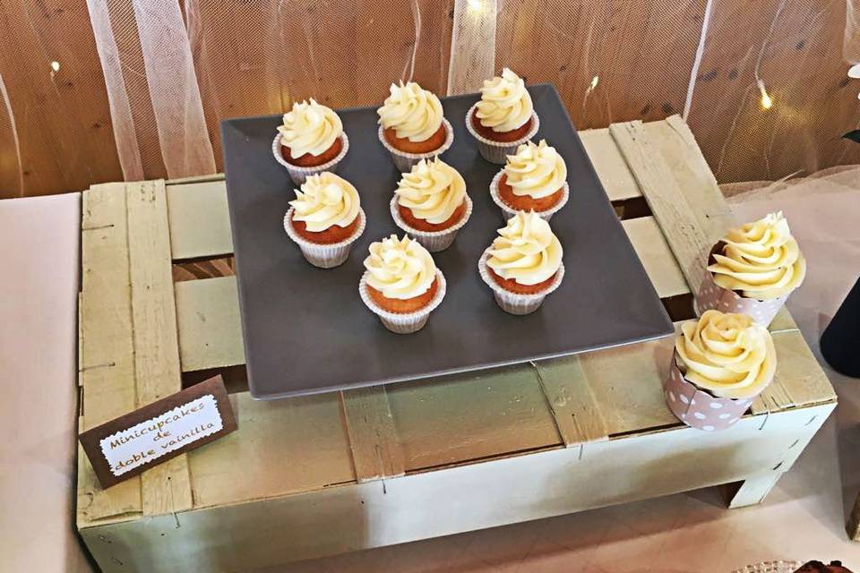 Cupcakes de vainilla