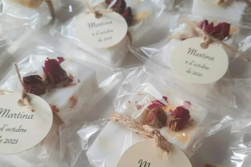 Jabones de detalle para invitados