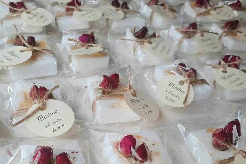 Jabones de detalle para invitados