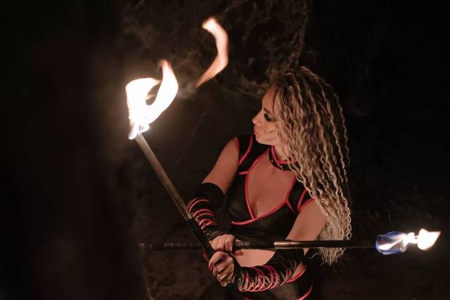 Evento inolvidable con fuego
