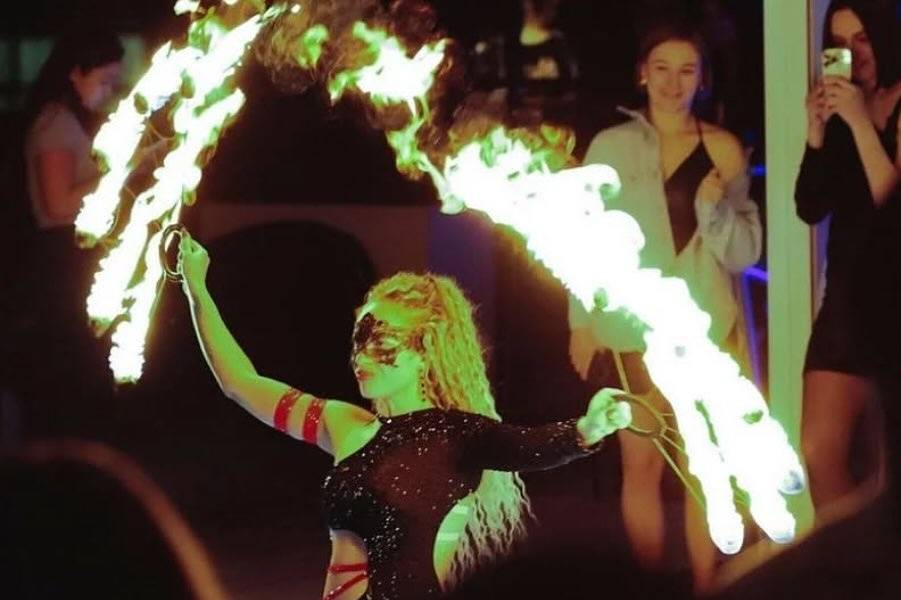 Show de fuego para bodas