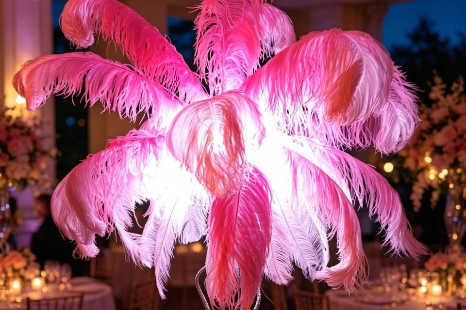 Pink con luzes