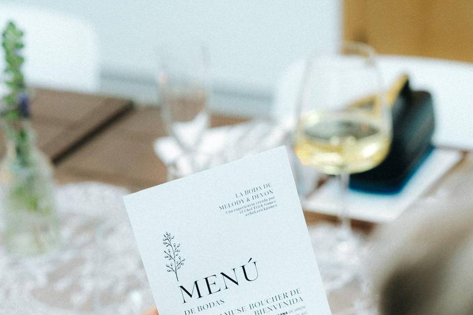 Menú personalizado
