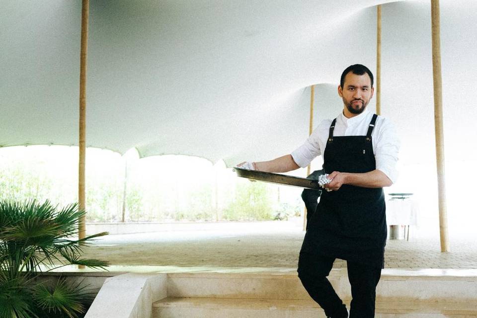Nuestro chef en acción