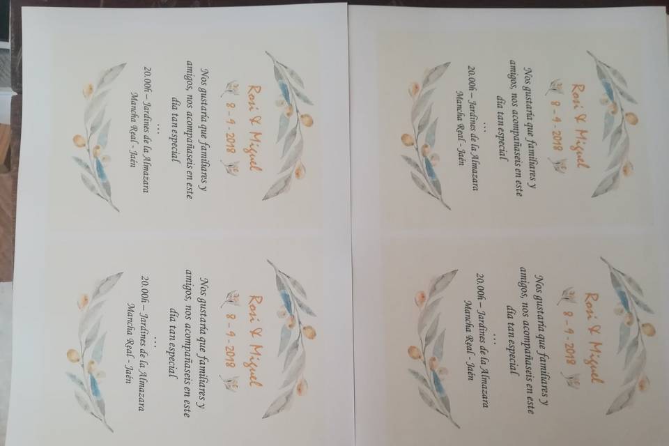 Invitaciones de boda