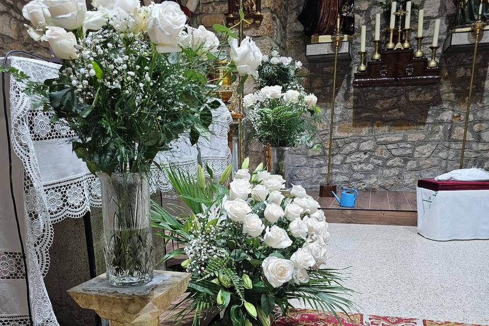 Centro rosas