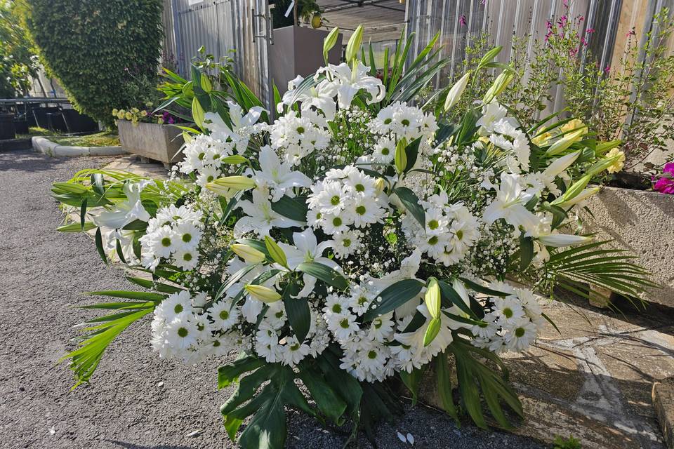 Centro lilium y Crisantemo