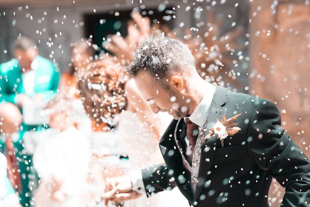 Salida de la iglesia