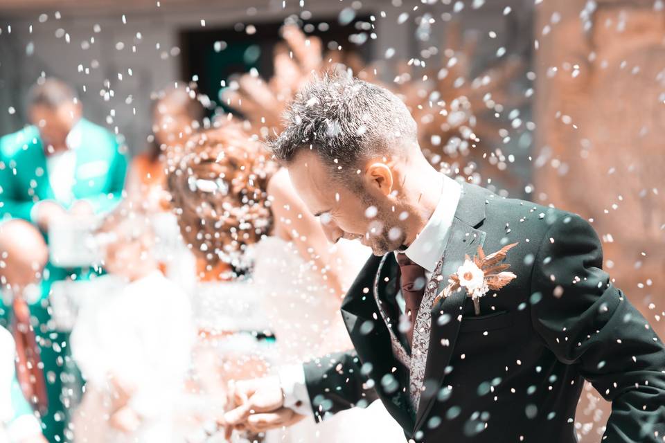 Salida de la iglesia