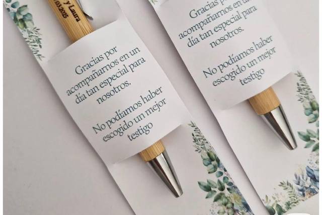 Bolígrafo personalizado