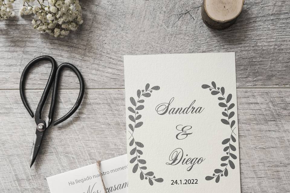 Invitación de Sandra & Diego