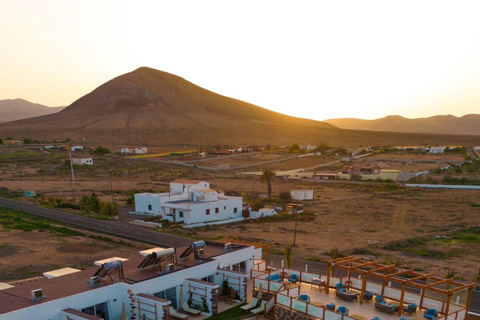 Vista area del Hotel Rural