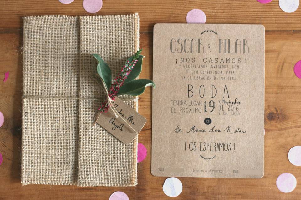Diseño kraft personalizado