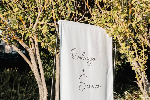 Cartel de bienvenida