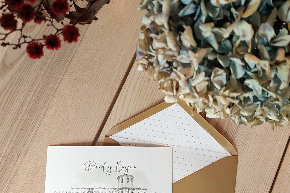 Diseño de invitación personalizada