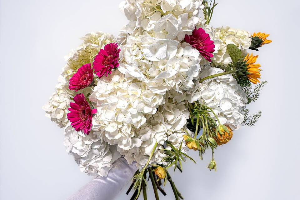 Ramo de hortensias