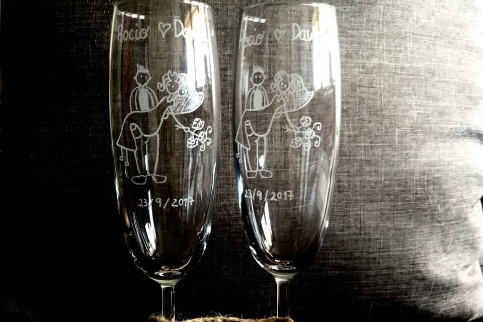 Copas personalizadas de brindis