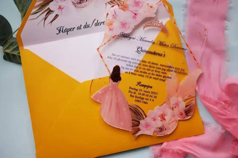 Invitación quinceañera
