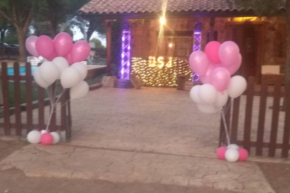 Suelta de globos