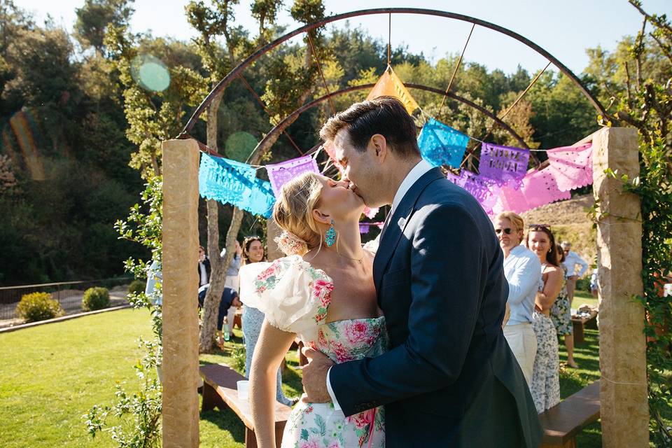 Celebración pérgola