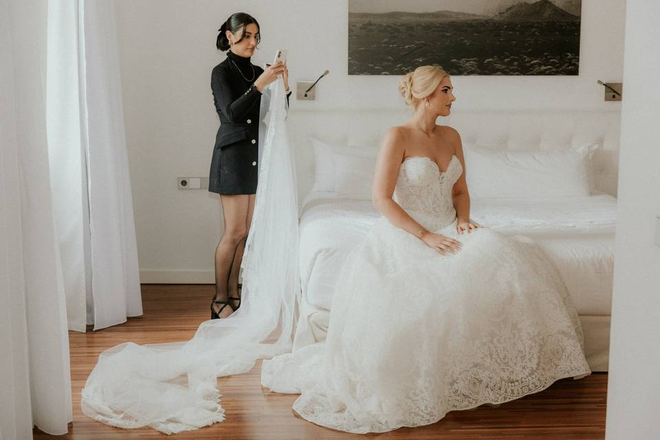 Maquillaje y peinado