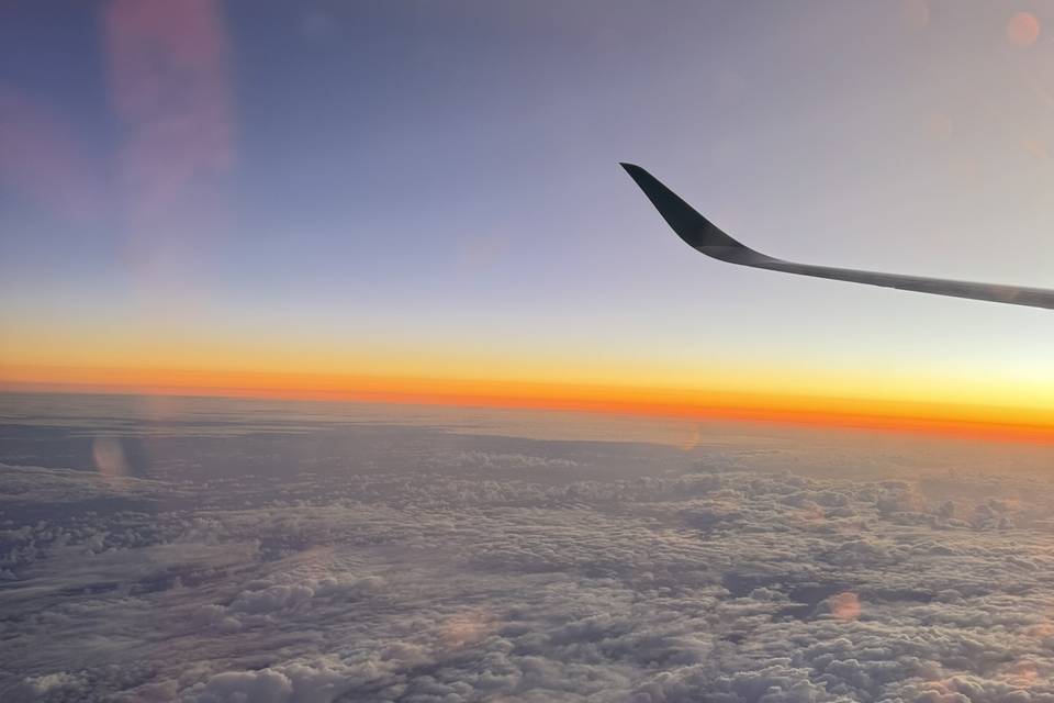Vistas desde el avión