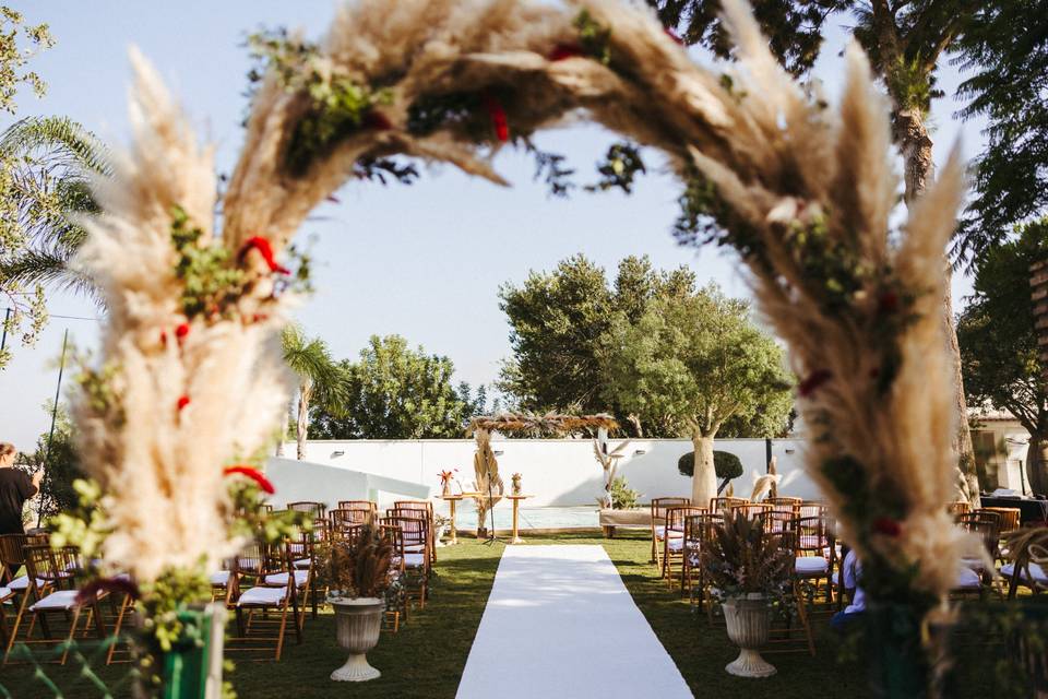 Caminando al altar