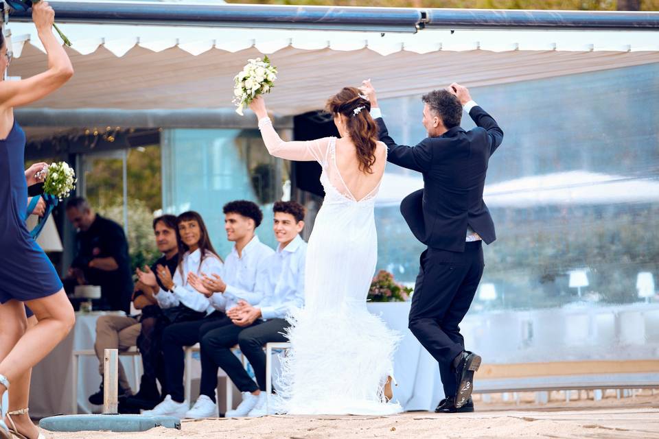 Ceremonia en terraza