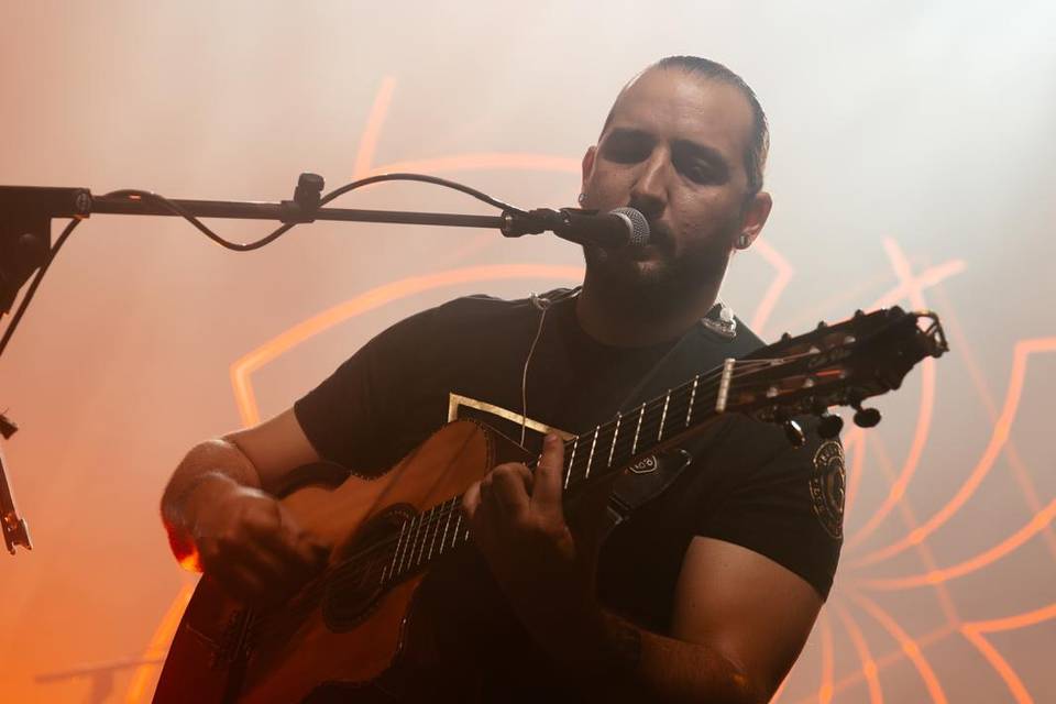Guitarrista y coro