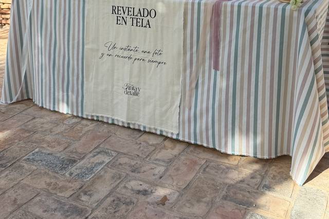 Revelado en tela