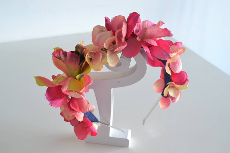 Diadema de flores