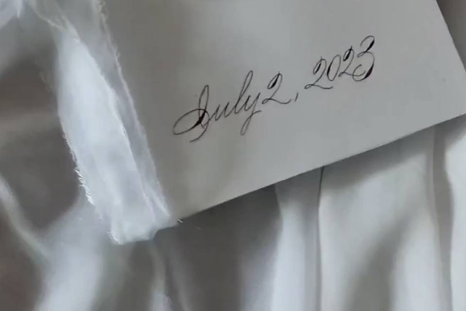 Carta del novio