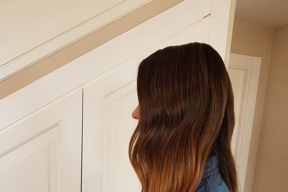 Peinado con ondas