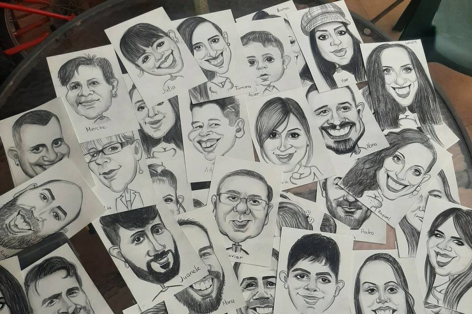 Caricaturas para boda