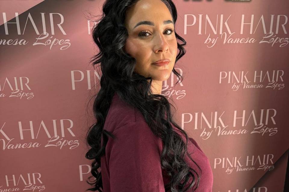 Ondas y maquillaje