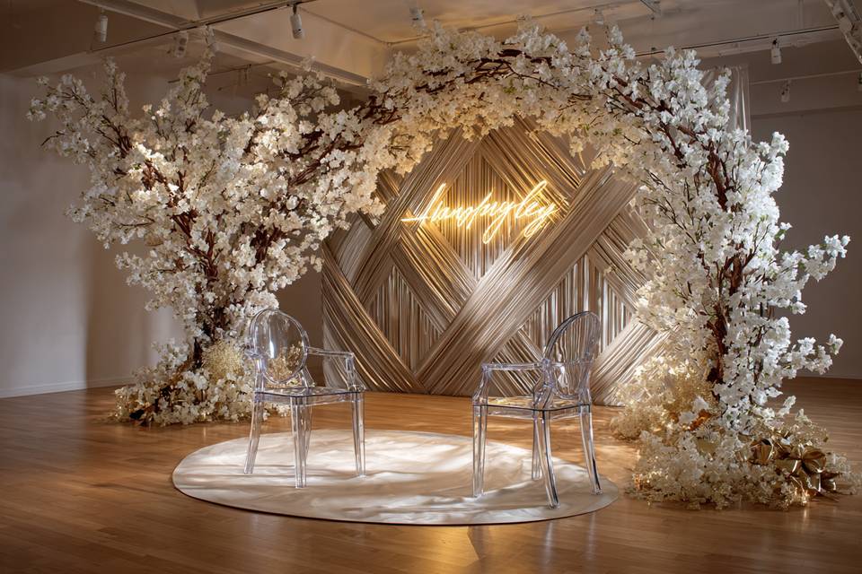 Photocall wedding