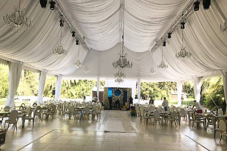 Carpa y decoracion