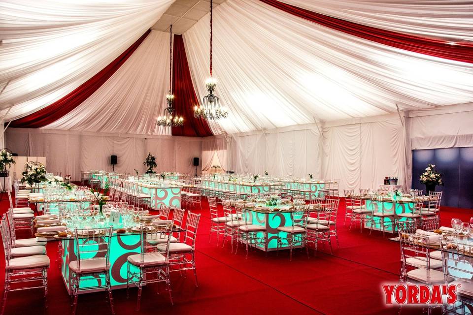 Carpa y decoracion