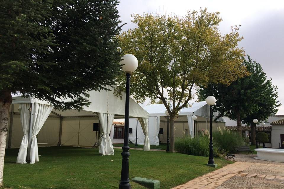 Carpa y decoracion