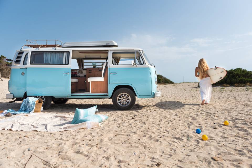 VW T2 Westfalia en Es Trenc