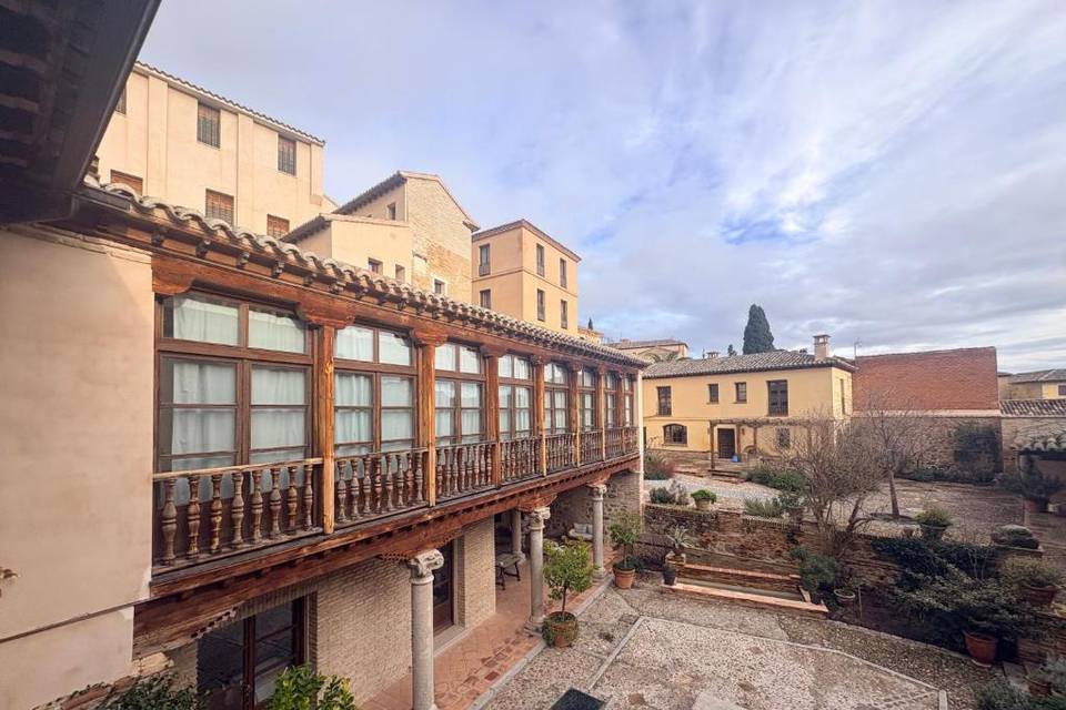 Patio histórico para cócteles