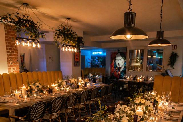 Una sala contemporánea
