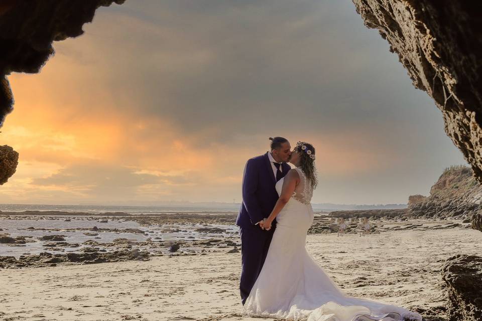 Postboda romántica