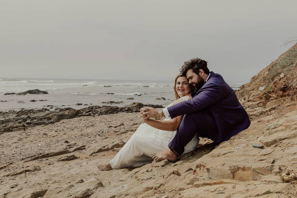 Postboda malagueña