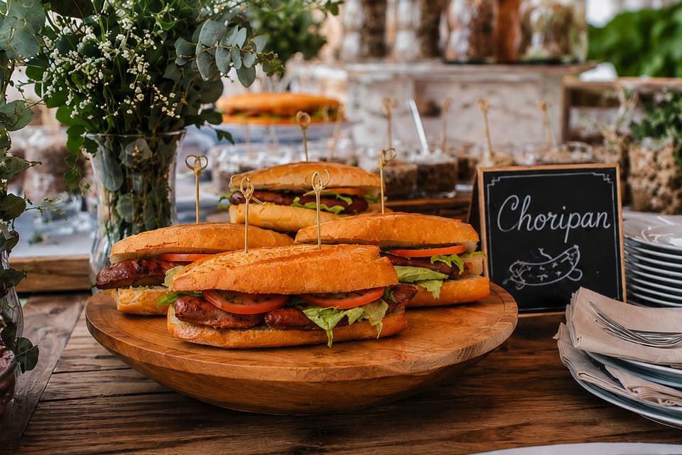 Servicio choripan