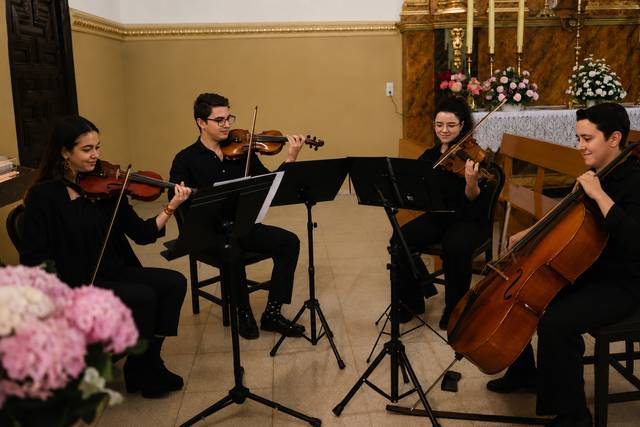 Cuarteto en ceremonia
