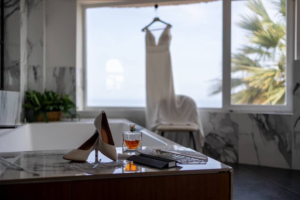 Preparativos de la novia